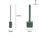 Toilet Cleaning Brush Flexible Silicone Wall Mounted - Image 5