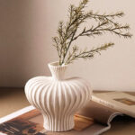 Lantern Fruit Flower Vase-White