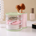 3-layer Rotatable Jewellery Cosmetic Organizer - Image 4