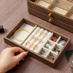 Wood 3 Drawer Jewelry Storage Organizer - Image 2
