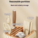 360 Rotating Utensils Rack Multi-Purpose for Knife & Cutlery - Image 5