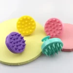 Portable Mini Silicone Hair Scalp Massage Comb, Magic Hair Brush, Soft Silicone Comb Shampoo Brush Comb, Head Massager Health Care, Hair Root Itching Scalp Massage Comb, Silicon Massage Shampoo Brush - Image 2
