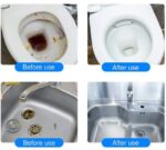 Drain Cleaning Powder, Sink Cleaner Powder, Pipe Dredge Deodorant, Powerful Sink And Drain Cleaner, Magic Fast Foaming Pipe Dredge, Kitchen Toilet Pipeline Cleaner - Image 3