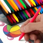 12 Pcs Plastic Crayons Set - Image 3
