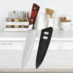 1 Pc Stainless Steel Kitchen Knife with Protective Cover