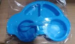 Car Plate Set With Two Sticks And One Spoon -(Random Colours) - Image 2