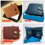Dunbollu High-Quality Genuine Leather Men’s Wallet – Small Card Holder with Magnetic Lock - Image 8