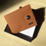 Dunbollu High-Quality Genuine Leather Men’s Wallet – Small Card Holder with Magnetic Lock - Image 4