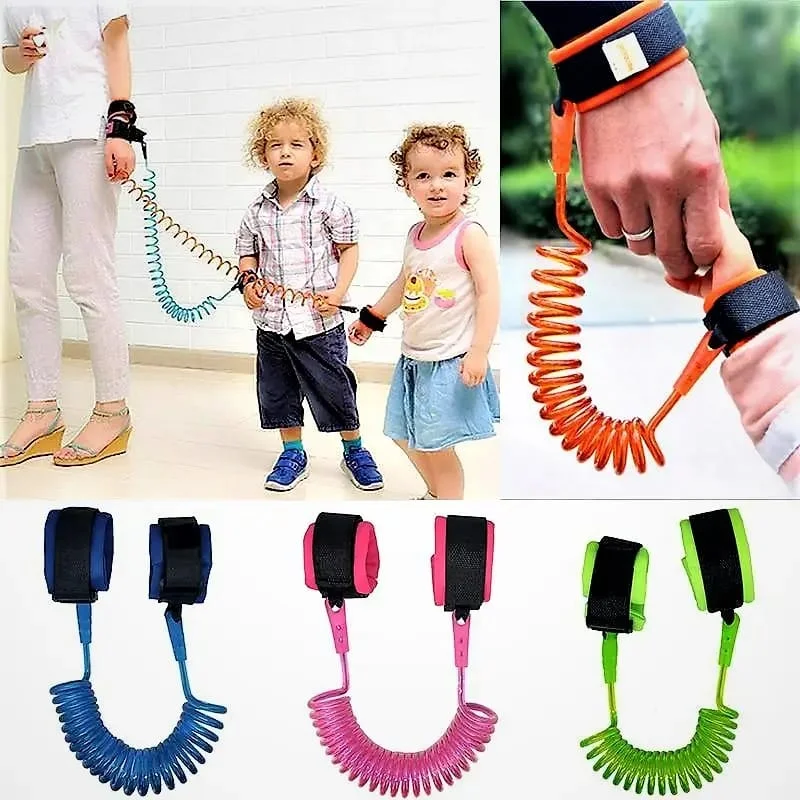 f2e8cb97-12d5-434c-b817-adc4e9ae0e72.webp Baby Child Anti Lost Wrist Link Safety Harness Strap Rope Leash Walking Hand Belt Band Wristband For Toddlers, Kids Random Colours - Image 1