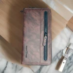 Dunbollu High Quality Genuine Leather Men Wallet Small Card Holder Male Wallets Pocket Purse Magnetic lock - Image 3