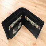 Gift Wallet Set - Mens Premium Wallet - Mens Keychain Wallet - Black - Pack of 2