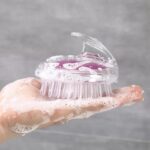 Transparent Scalp Brush, Silicone Head Shampoo Body Scalp Massage, Hair Washing Clean Brush, Comb Shower Bath Spa, Scalp Massaging Shampoo Brush - Image 5