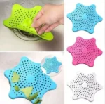 Star Shaped Drain Stopper, Bathroom Silicone Drain Filter, Bath Plug Plunger, Silicone Strainer Bathroom & Kitchen - Image 4
