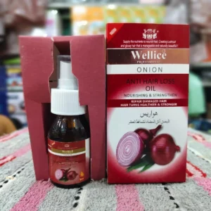 Wellice Onion Anti Hair Loss Hair Oil For Men And Women – Each 💫☑ (With Box)💫💫