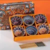 Set Of 6 Printed Ceramic Bowls, Japanese Style Noodle Bowls, Elegant Serving Soup Bowls, Japanese Rice Bowl Se - Al-Atabah PK