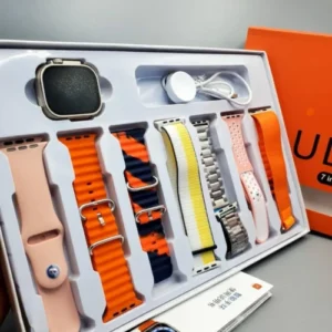 Premium 7-in-1 Ultra Smart Watch - Orange Edition