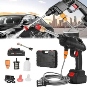 Cordless High-Pressure Car Washer – Single Battery Power