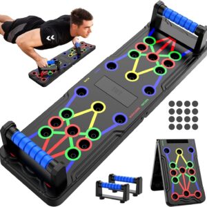 Portable 9-in-1 Push Up Rack – Home Gym Fitness Board for Men & Women