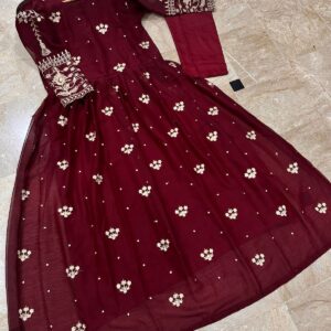 Home 106 Front Body Maxi With Trouser 2 Piece