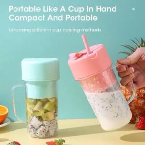 Fresh Sips Anywhere: 2-in-1 Portable USB Juicer & Smoothie Blender