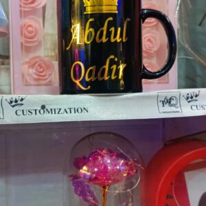 Customized Black Mug with foil printing 2026