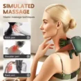 Heated Neck & Back Massager – Electric Kneading Massager