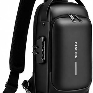 61piR6FsN6L._AC_SY695_ Anti-Theft Sling Bag with USB Charging Port – Waterproof Crossbody Travel Bag