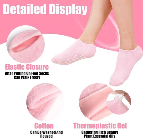Spa Gell Silicone Moisturizing Foot Care Socks