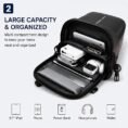 Anti-Theft Sling Bag with USB Charging Port – Waterproof Crossbody Travel Bag