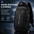 Anti-Theft Sling Bag with USB Charging Port – Waterproof Crossbody Travel Bag
