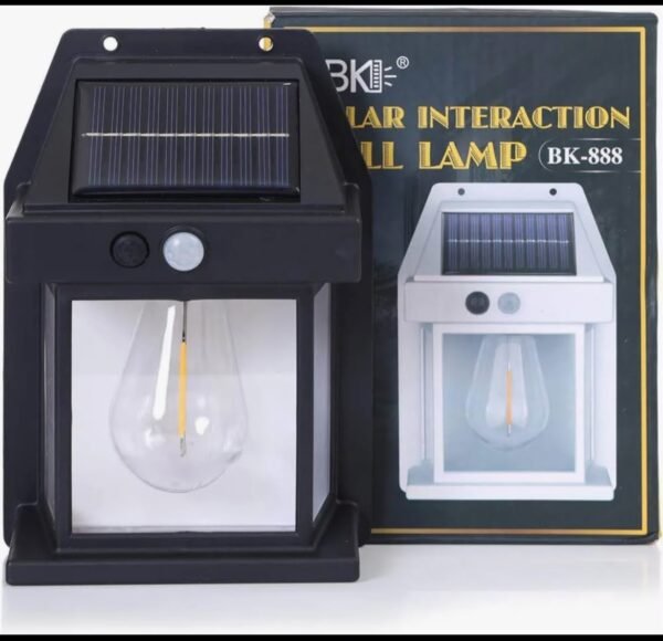 Solar Charge Motion Sensor Waterproof Wall Lamp