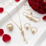 Elegant Pave Ball Zircon Premium Four-Piece Jewelry Set – Exceptional New Adjustable Design for Her