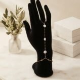 Fancy Beautiful Delicate Design Stainless Steel Bracelets With Rings (Anja) For Her😍😍😍