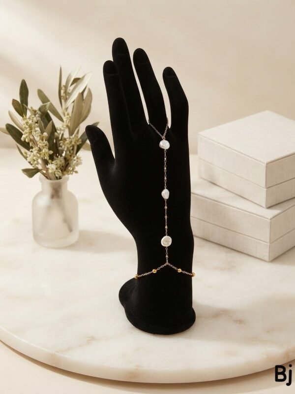 Fancy Beautiful Delicate Design Stainless Steel Bracelets With Rings (Anja) For Her😍😍😍