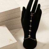 Fancy Beautiful Delicate Design Stainless Steel Bracelets With Rings (Anja) For Her😍😍😍