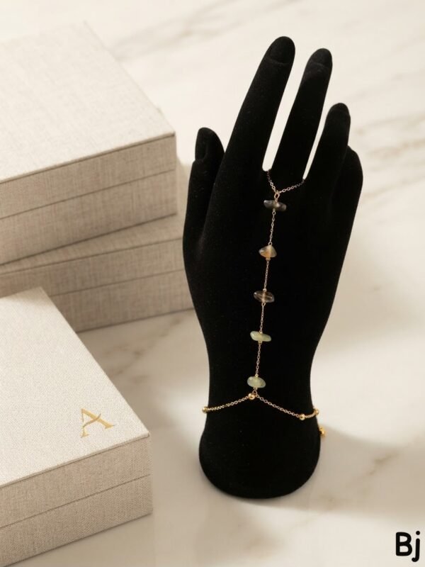 Fancy Beautiful Delicate Design Stainless Steel Bracelets With Rings (Anja) For Her😍😍😍