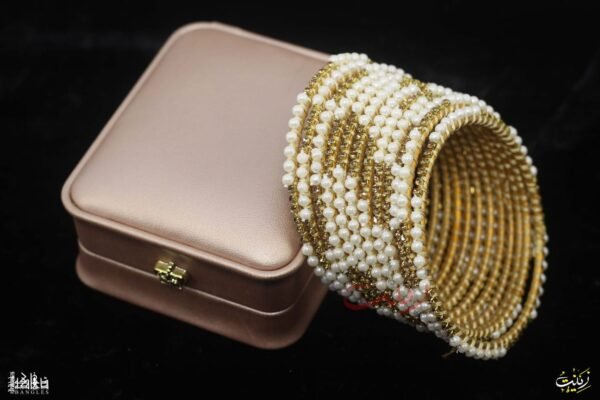Beautiful Nagina Pearl Bangles Set