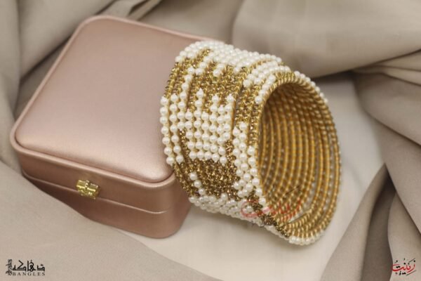 Beautiful Nagina Pearl Bangles Set