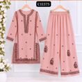 🌸 Embroidered 2-Piece Suit with Farshi Shalwar 🌸