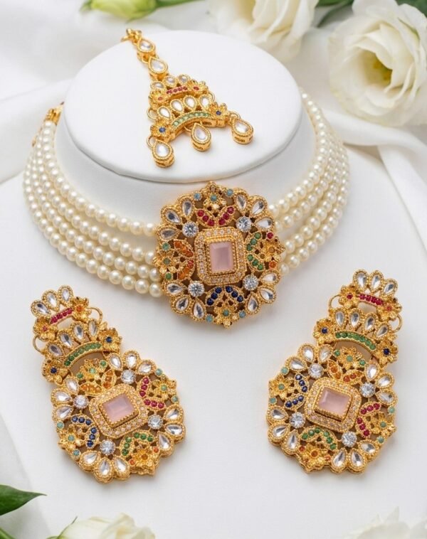 Malti 9 Ratan choker set