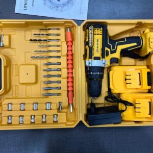 Home 28 LILAITE Rechargeable Cordless Drill Machine with 2 Batteries & Accessories Kit
