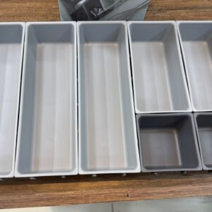 Home 29 7-Piece Modular Kitchen Drawer Cutlery Organizer