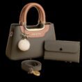 3 Piece Handbag & Wallet Set for Women - Ladies Bag Combo