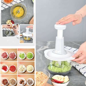 1.5 Litre Push Chopper (3 Blades With Beater & lock ) - with Cash on Delivery