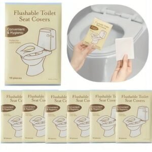 10 Pieces Flushable Toilet Seat Covers - High Quality