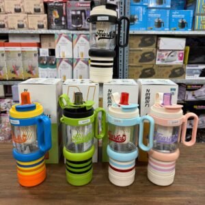 1000ML Fearless Vacuum Steel + Plastic Water Cup - Best Price in Pakistan