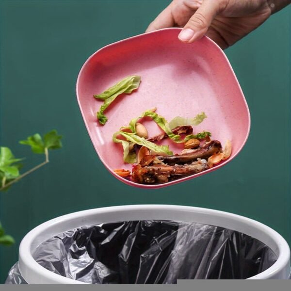 10Pcs Reusable Snack Plate Set - Durable Design