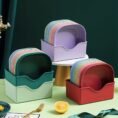 10Pcs Reusable Snack Plate Set - Durable Design