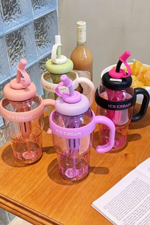 1200ML Detox Flask, Plastic Water Bottle (Imported China ) - Durable Design