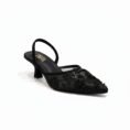 Beige Mesh Embroidered Heels for Women – Stylish Ladies Heels Online in Pakistan